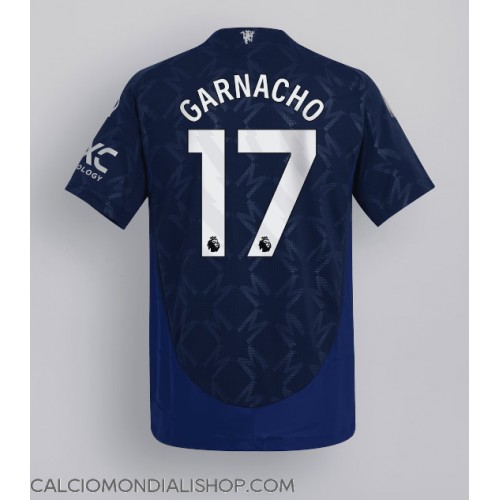 Maglie da calcio Manchester United Alejandro Garnacho #17 Seconda Maglia 2024-25 Manica Corta